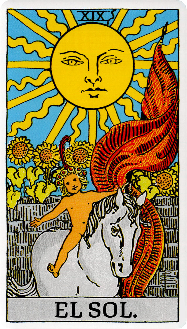 El Sol: Arcanos Mayores Tarot